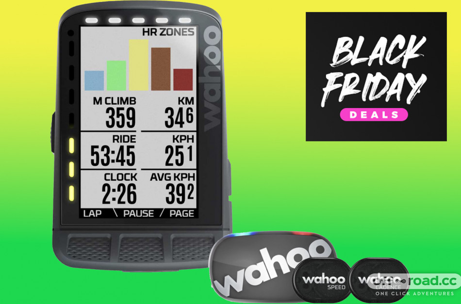 Black Friday Wahoo deals 38 off Wahoo Elemnt Roam V1 sensor bundle off road.cc